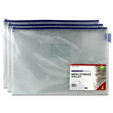 Concept Pack Of 3 B4 Mesh Storage Wallets