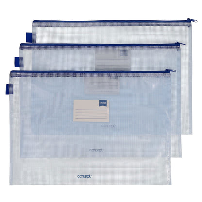 Concept Pack of 3 B4 Mesh Storage Wallets