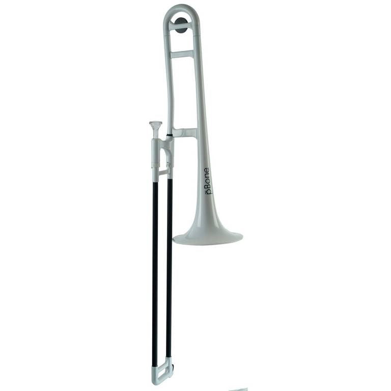 Pbone White Plastic Trombone