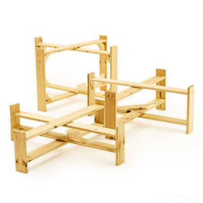 Outdoor Play Tray Stands Set 3