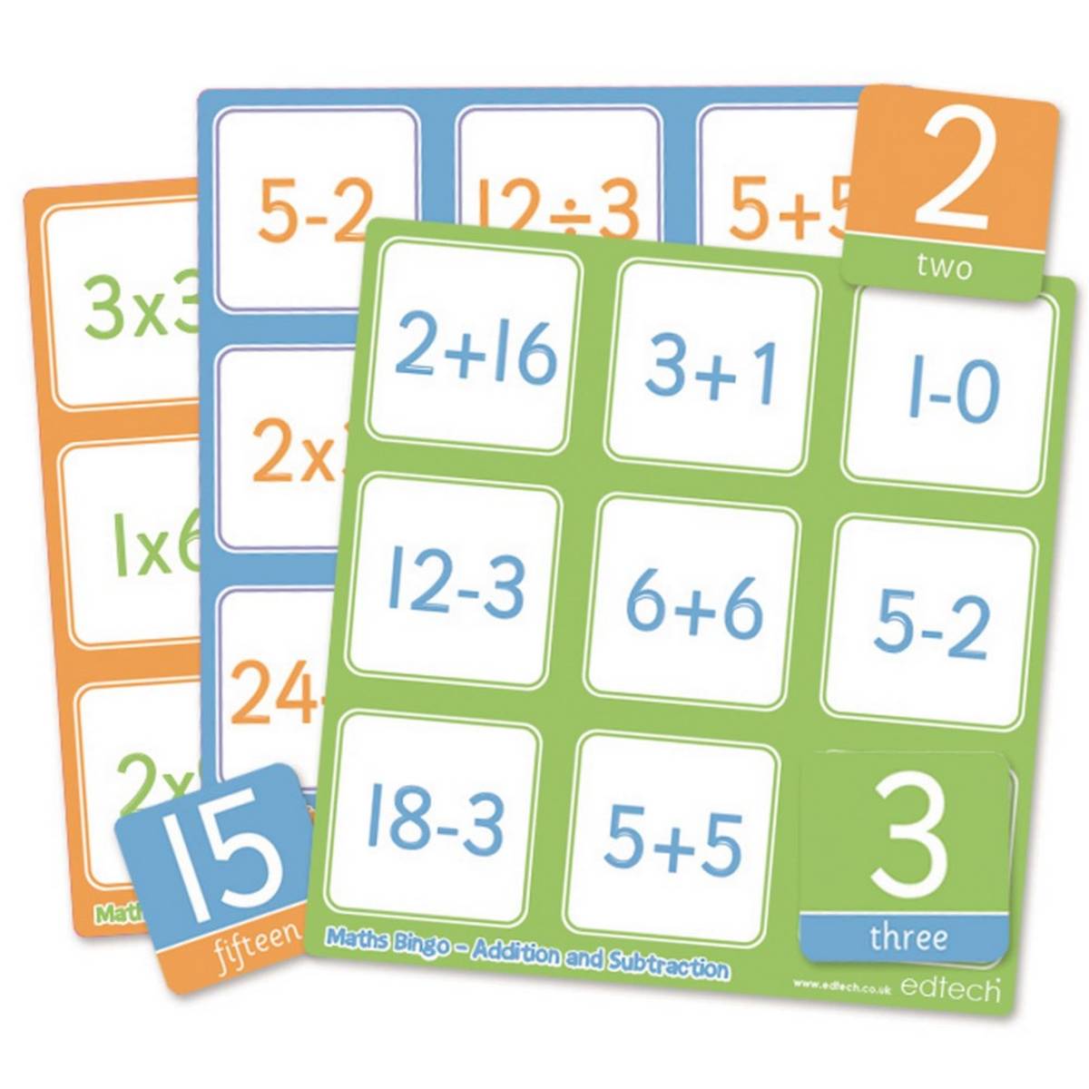 **Maths Operations Bingo Set