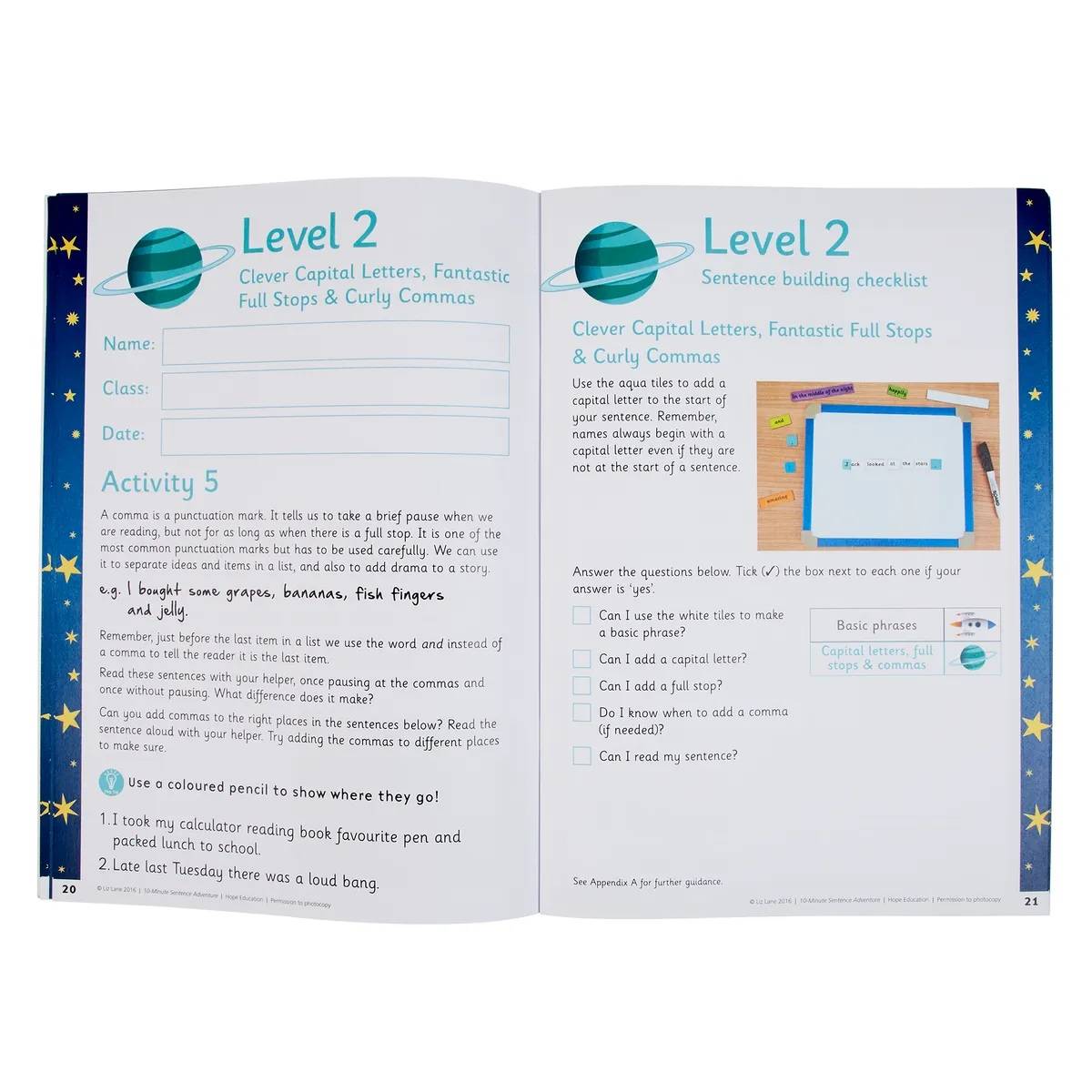 10 Minute Sentence Adventure Writing Intervention Programme