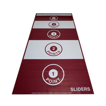 New Age Kurling/Bowls Sliders Target - Maroon/White - 240cm