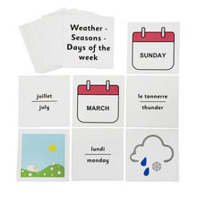 French Dice Cards Weather