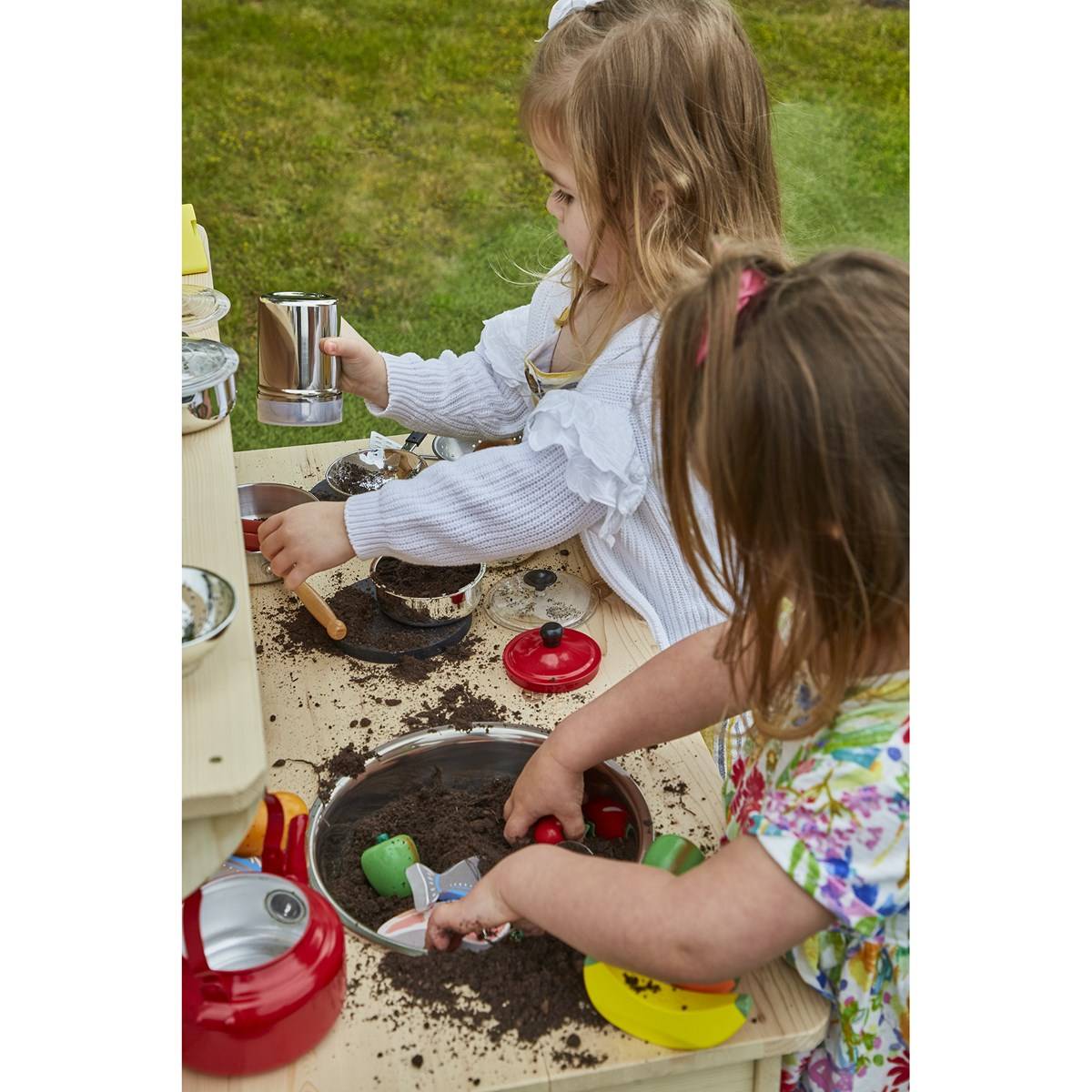 Outdoor Wooden Mud Kitchen