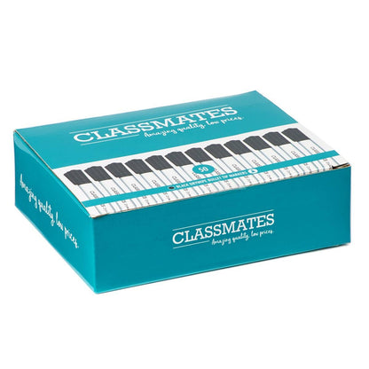 Classmates Drywipe Bullet Markers Black - 50 Pack