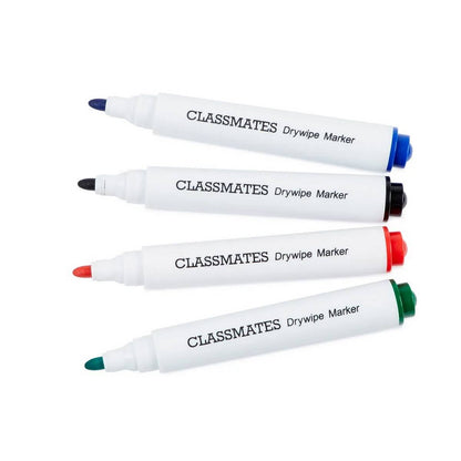 Classmates Drywipe Bullet Markers Assort