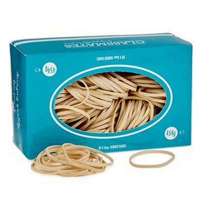 **Classmates Rubber Bands - 89x3mm - Pack of 454g