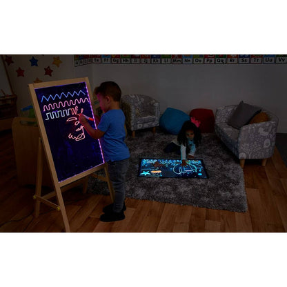 **Wooden Glow Writer Easel