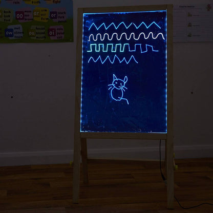 **Wooden Glow Writer Easel