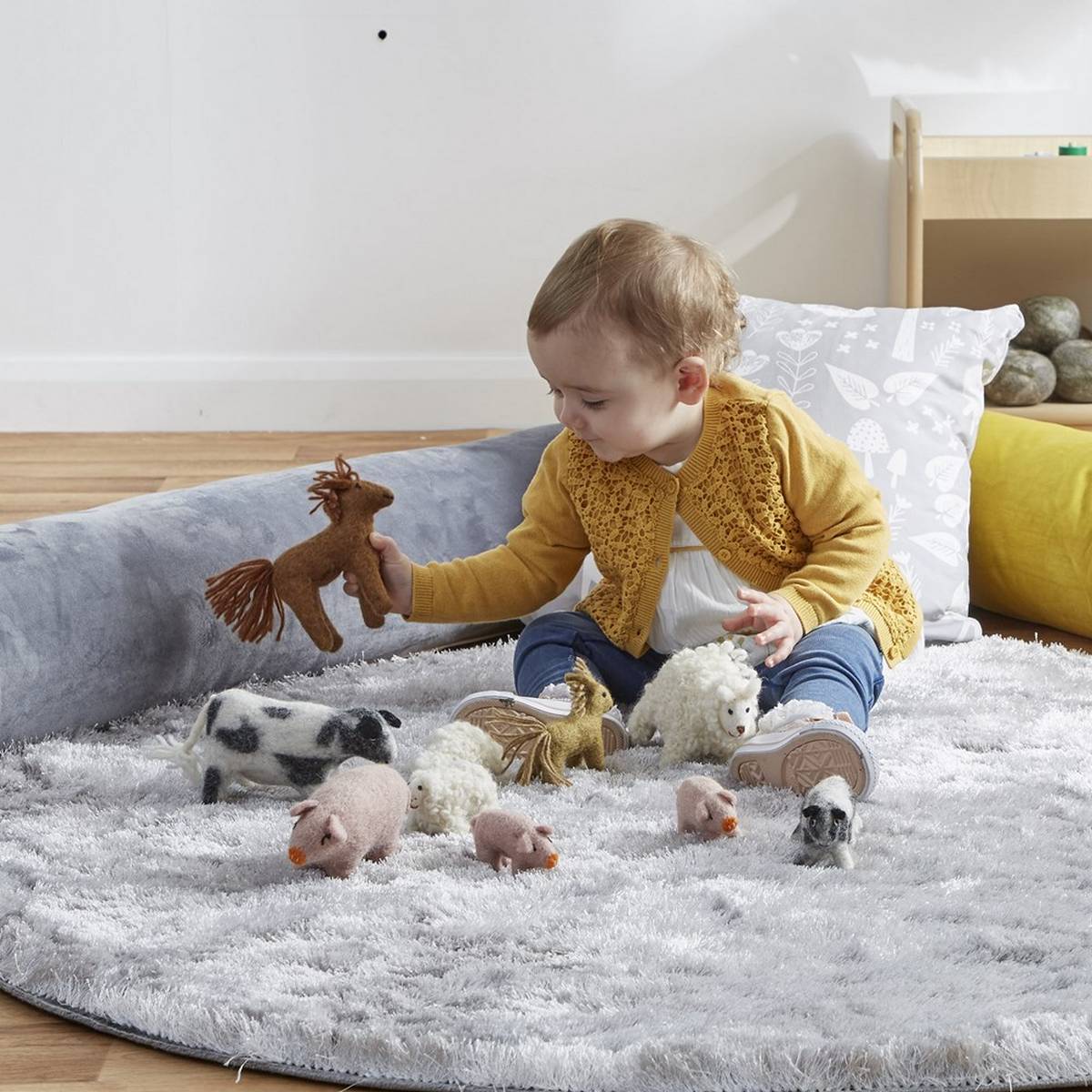 Felt Farm Animal Set