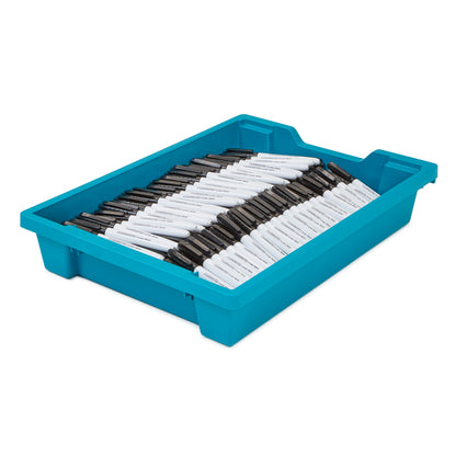 Classmates Whiteboard Marker Black, Bullet Tip Pack of 200 Incl Free Tray