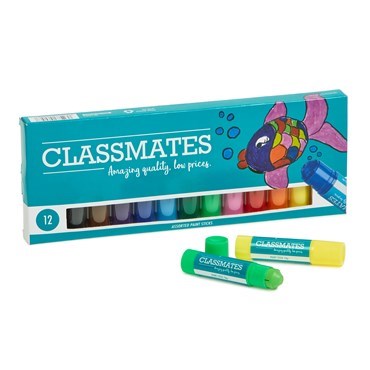 Classmates Paint Sticks Classic Pack Of 12