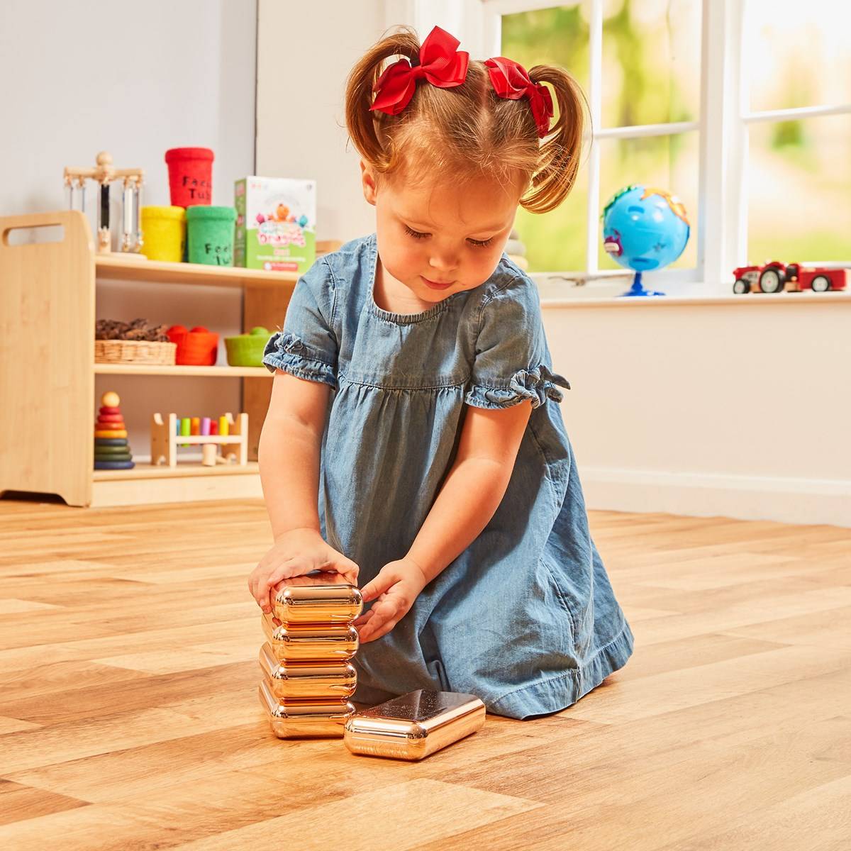 Rose Magnetic Bricks Pack 5