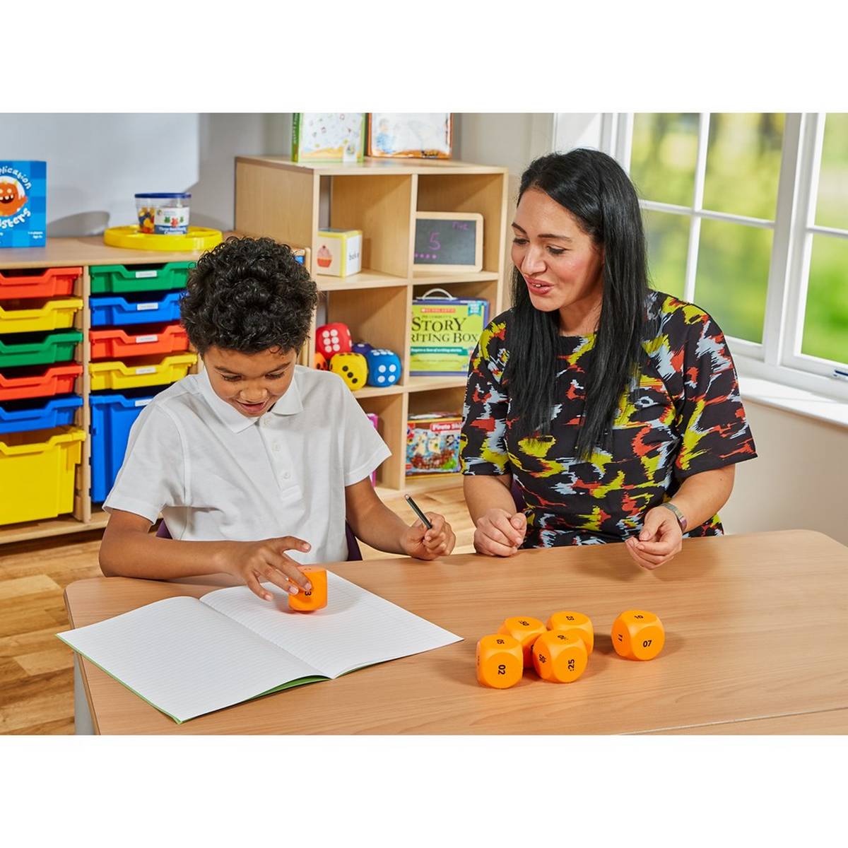 24 Hour Clock Cubes - Pack of 6 Pack of six