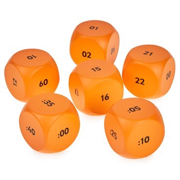 **24 Hour Clock Cubes - Pack Of 6