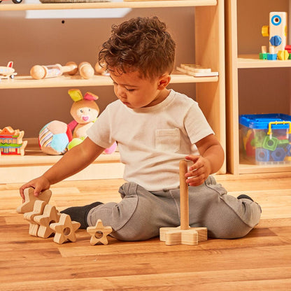 Small Wooden Stacker - Star
