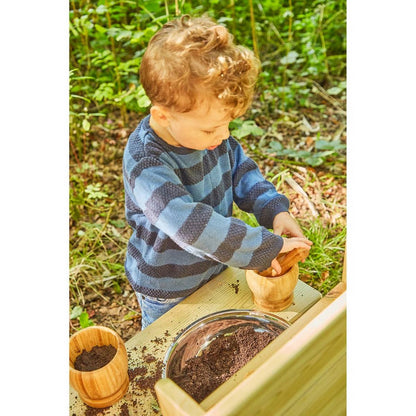 Wooden Pestle Mortar
