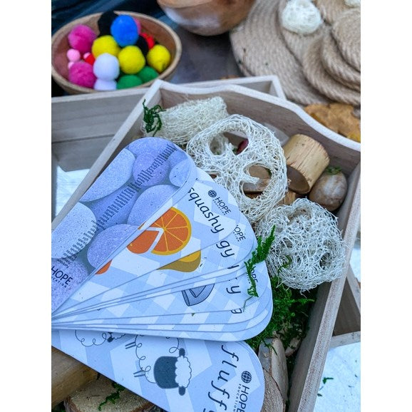 Word Gap Vocabulary Fans - Describing Natural Materials from Hope Education