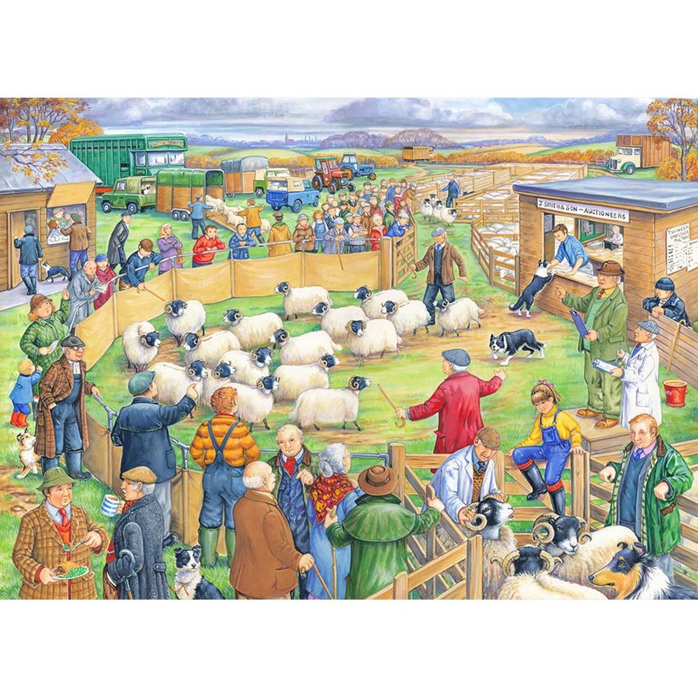 Sheep Sale - BIG 250 Piece Jigsaw Puzzle