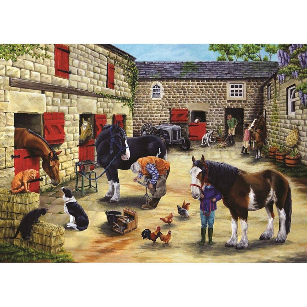 Farrier's Visit - 500 Piece Jigsaw Puzzle