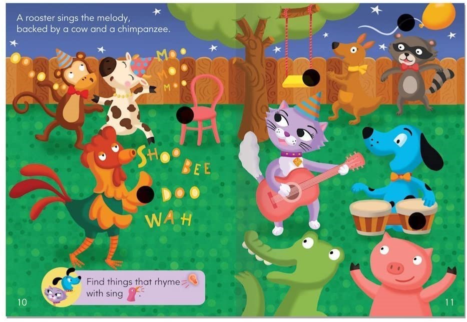 Learning Resources Hot Dots Jr. Ace & Cat's Good Time Band
