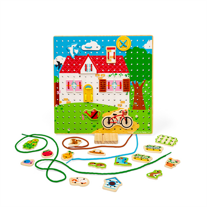 House Lace-A-Shape Game
