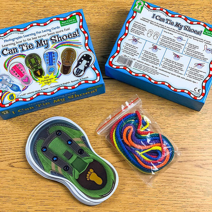 I Can Tie My Shoes Lacing Cards