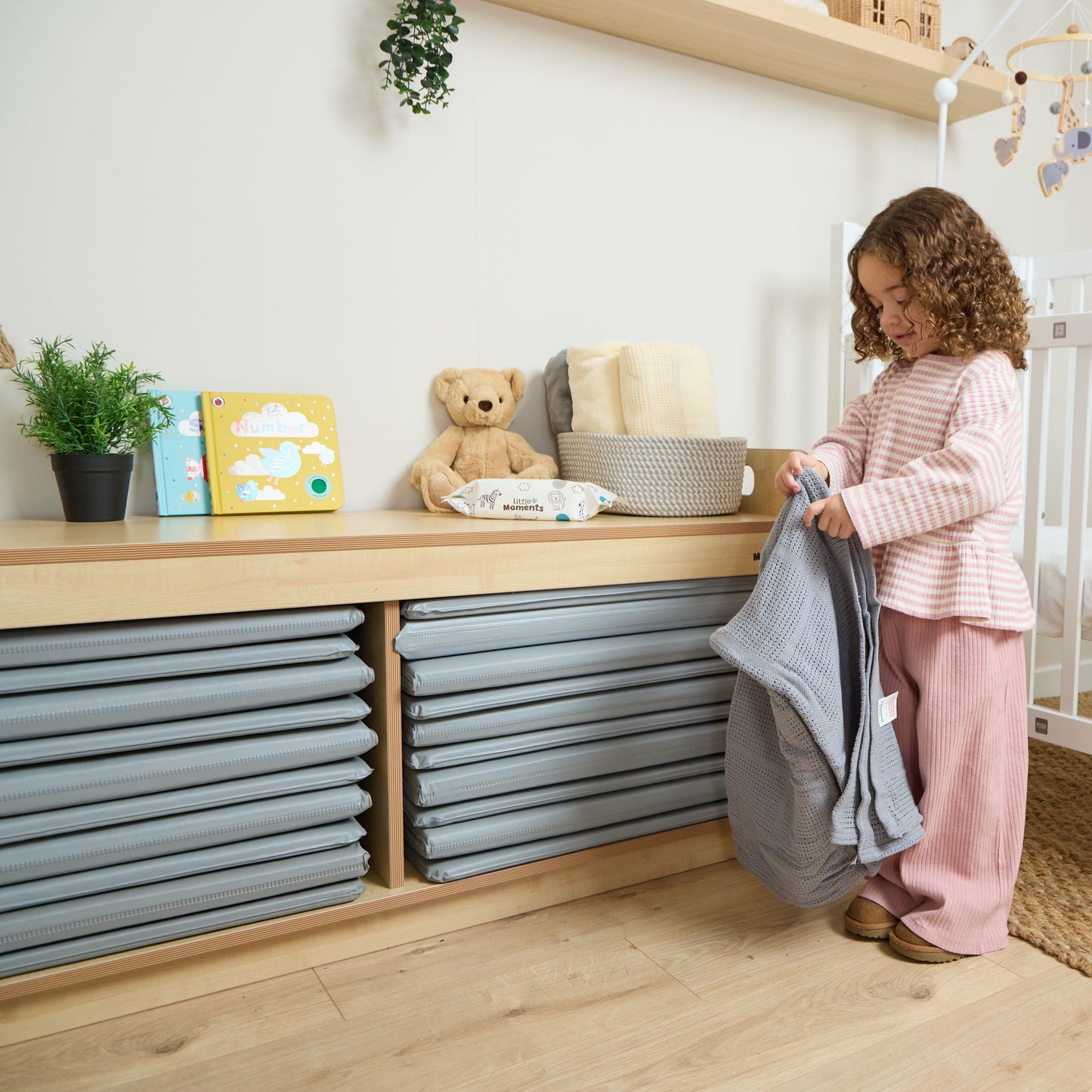 Little Moments Grey Sleep Mat