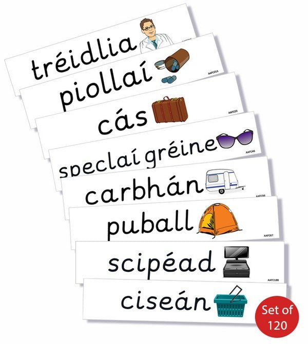 **Aistear Activities Flashcards In Irish - Set Of 120