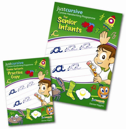 Just Cursive Handwriting Senior Infants (Book & Practice Copy Set)