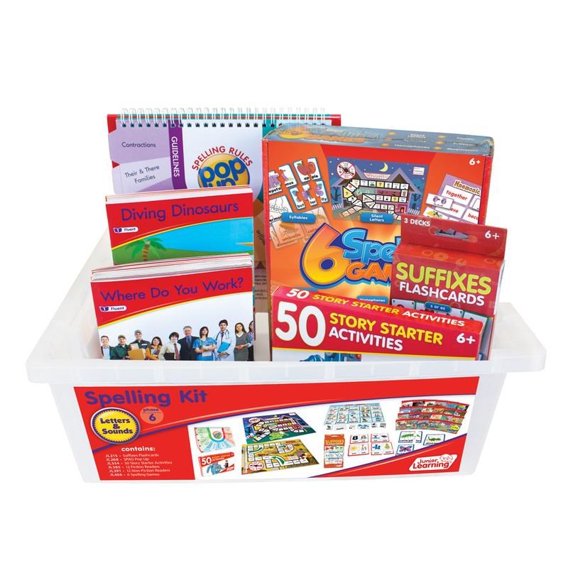 Letters & Sounds Phase 6 - Spelling Kit