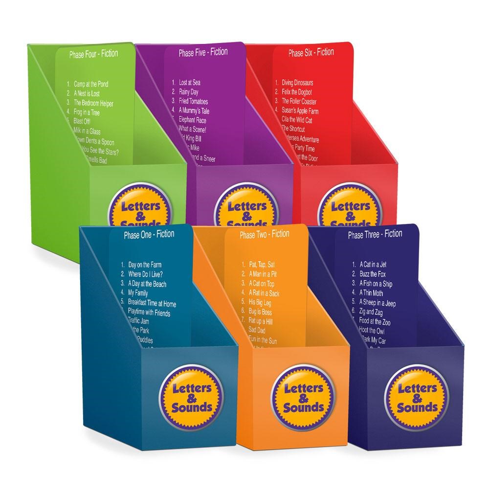 Letters & Sounds Decodable Readers Holders Set of 6