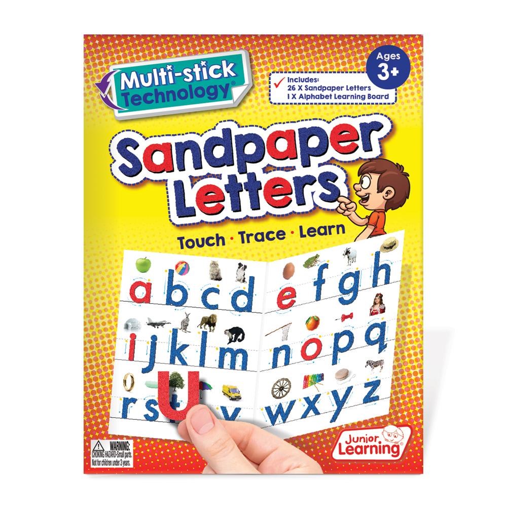 Multi-Stick Sandpaper Letters