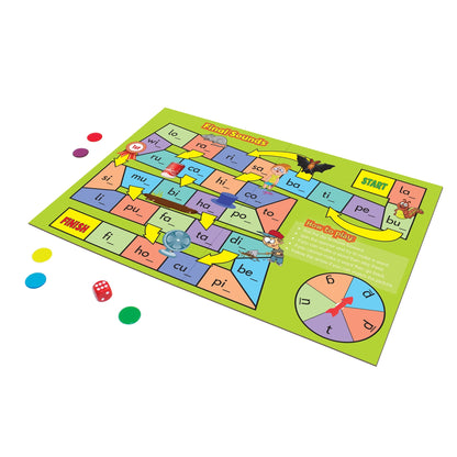 Junior Learning Phonics Board Games Set of 4