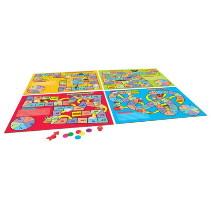 Junior Learning Phonics Board Games Set of 4