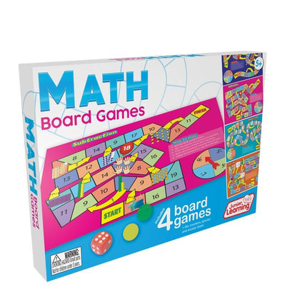 Junior Learning Maths Board Game Set Of 4