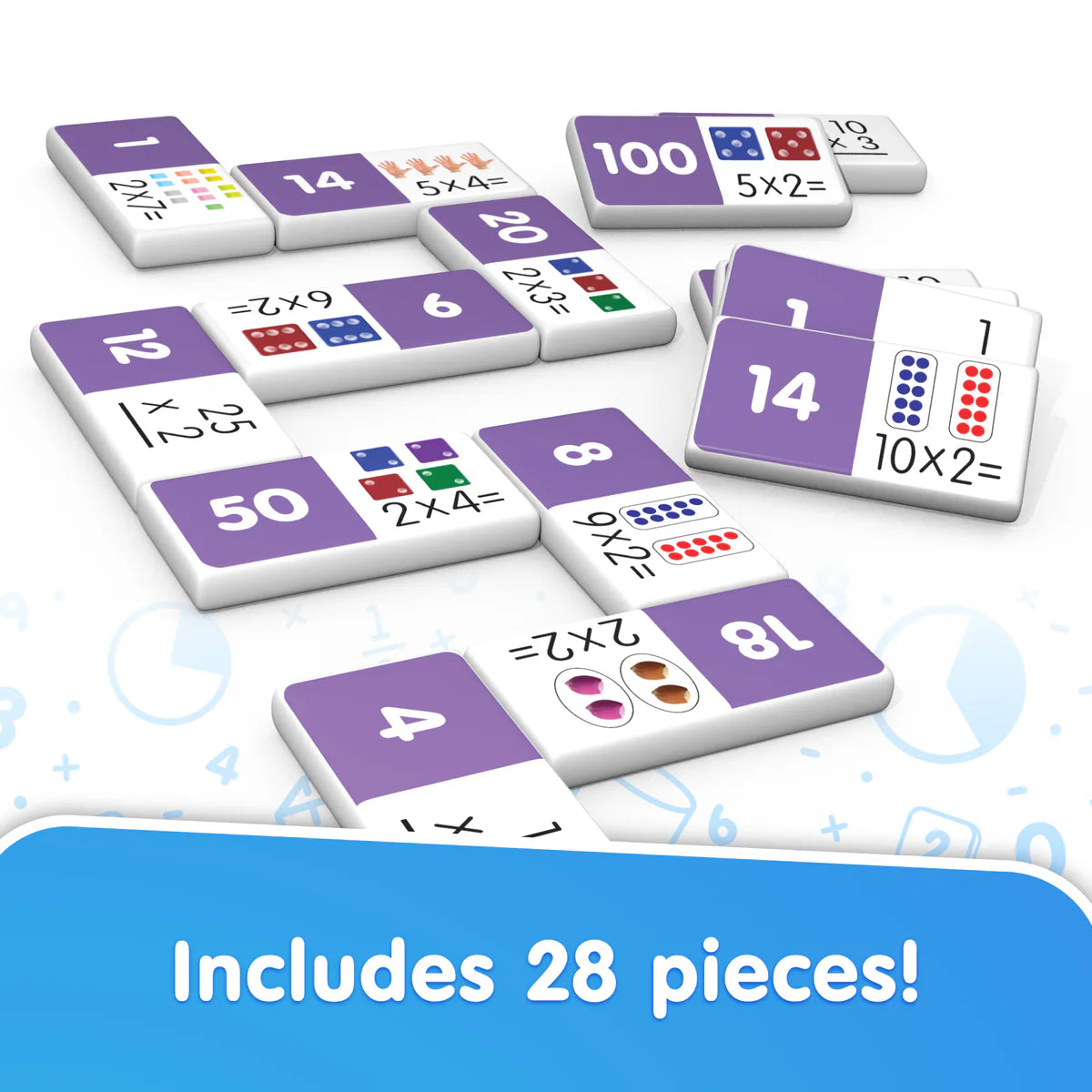 Junior Learning Multiplication Dominoes