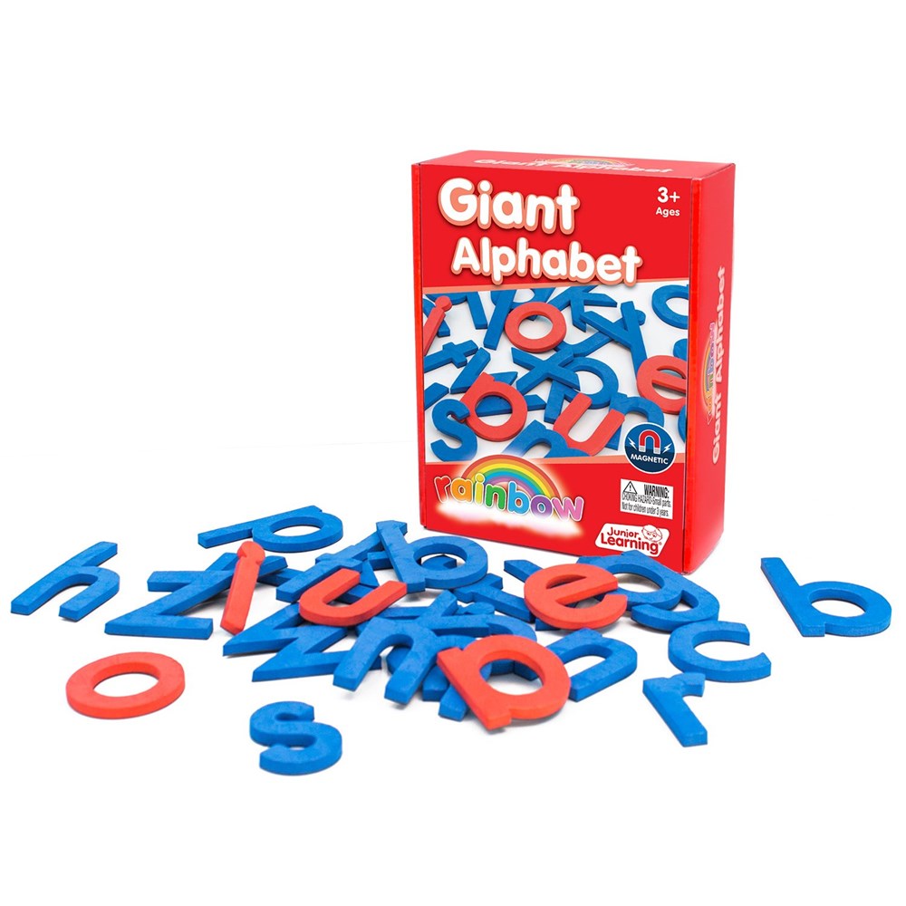 Rainbow Giant Alphabet Magnetic Letters Set of 26