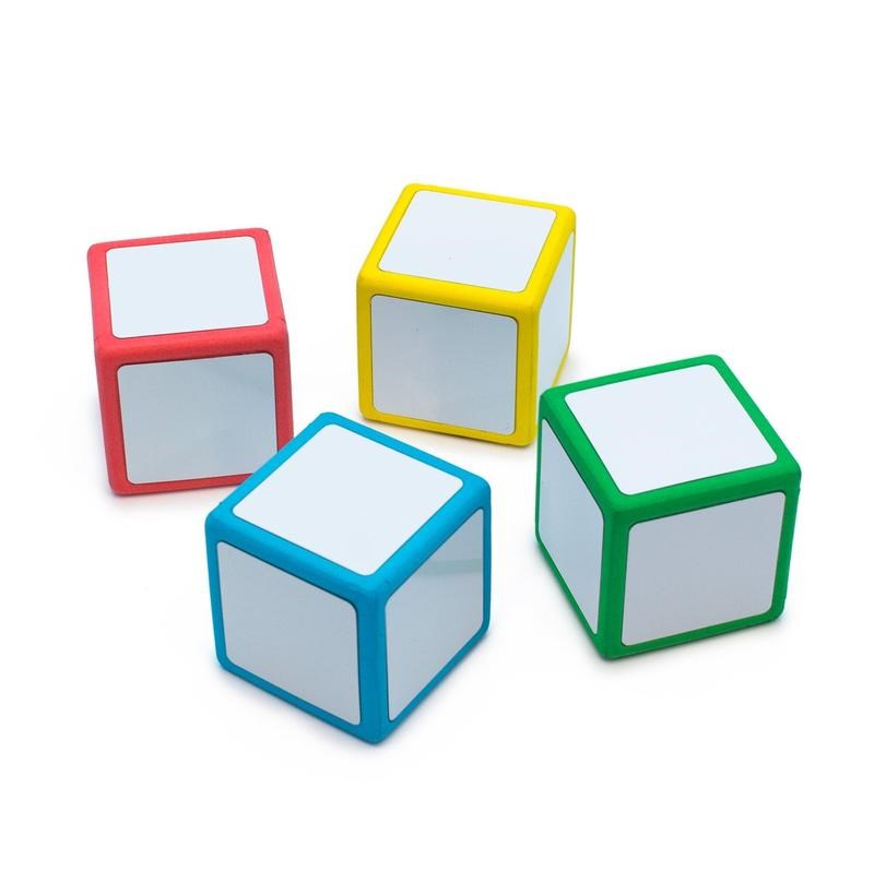Junior Learning Write and Wipe Dice Set of 4