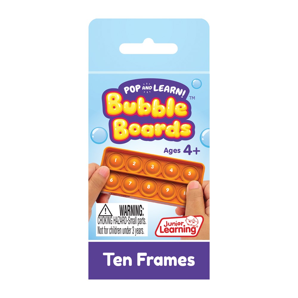 Junior Learning Ten Frame Bubble Boards