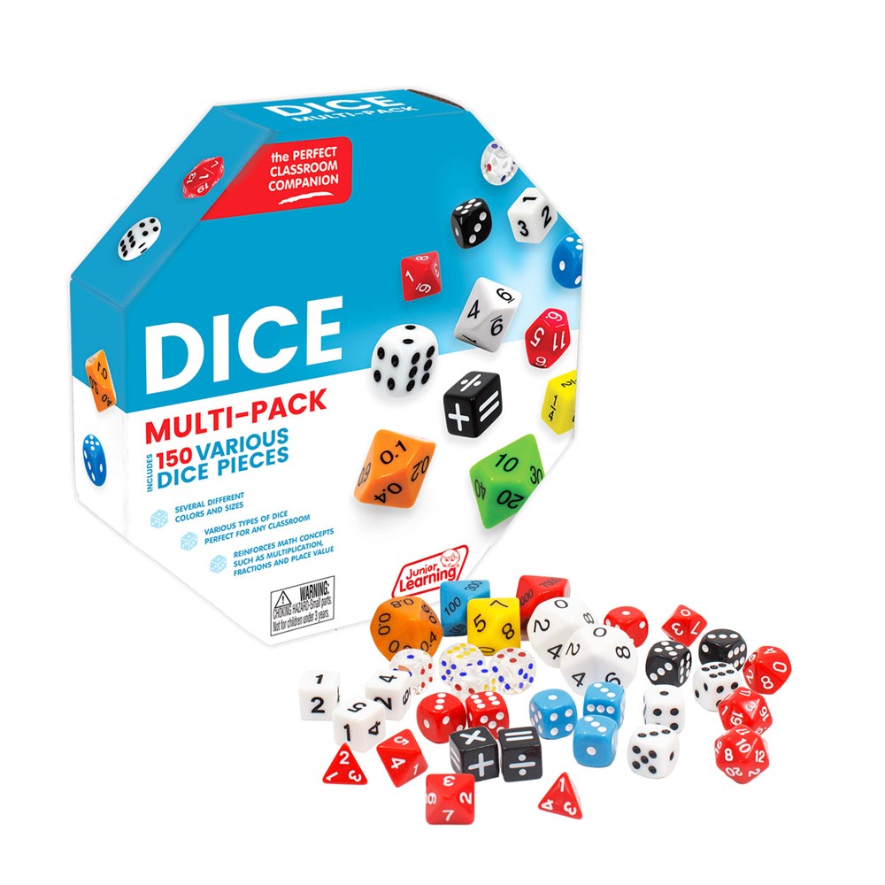 Junior Learning Multipack of Dice 150pcs