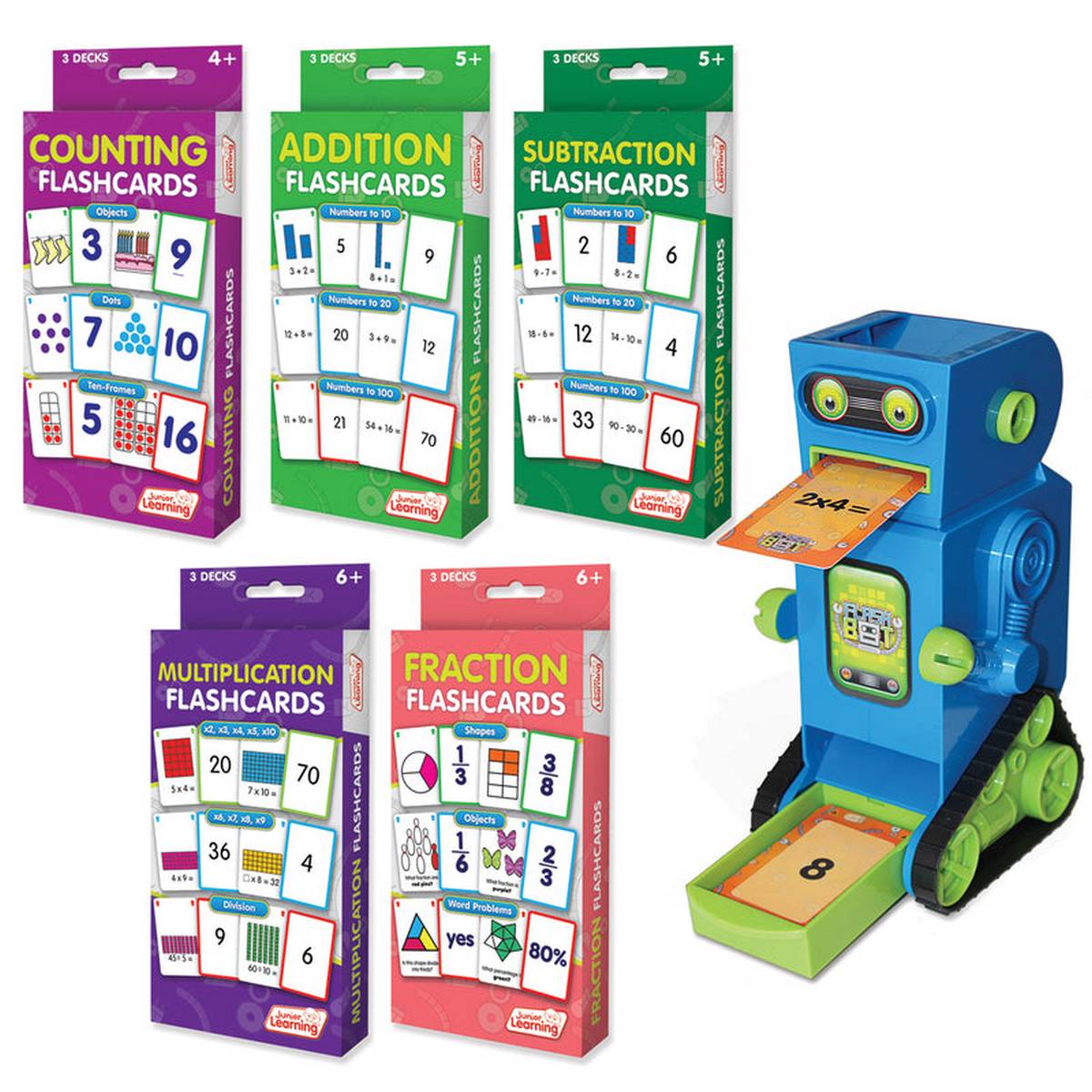 Junior Learning Flashbot Numeracy Set