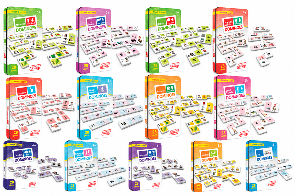 Junior Learning Literacy Dominos Complete Kit