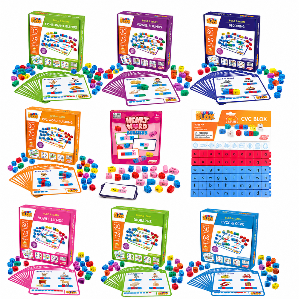 Junior Learning Phonics Blocks Complete Kit