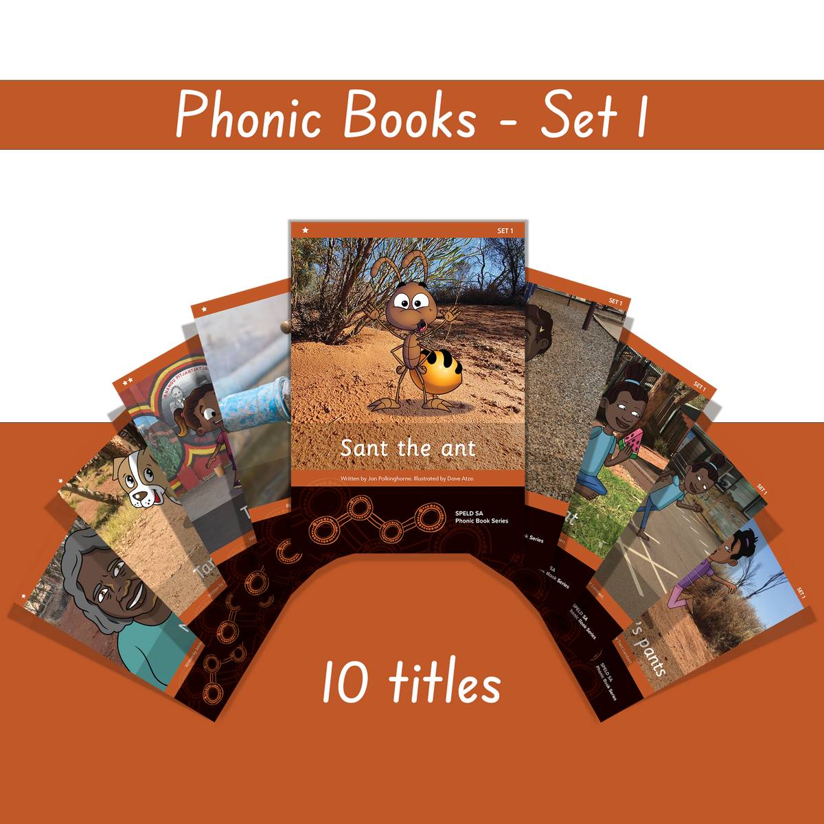 Speld Sa Phonic Books - Set 1 (10 Titles)