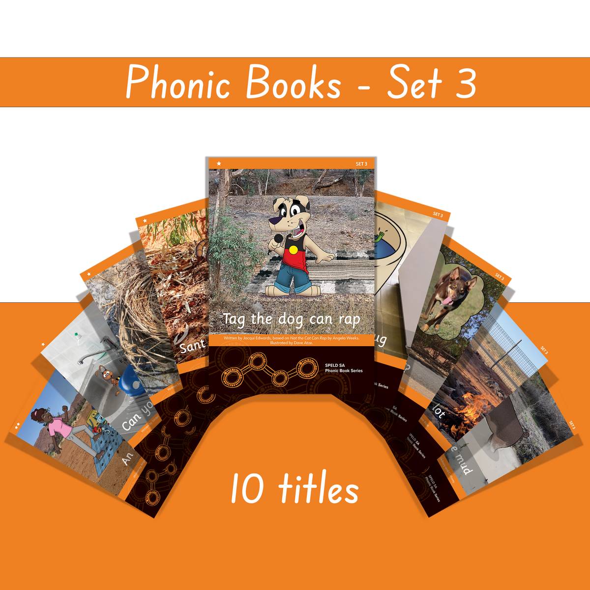 Speld Sa Phonic Books - Set 3 - (10 Titles)