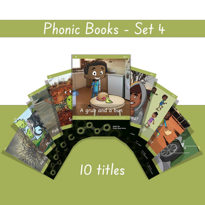 Speld Sa Phonic Books - Set 4 - (10 Titles)
