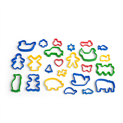 Jar of 24 Clay Cutters