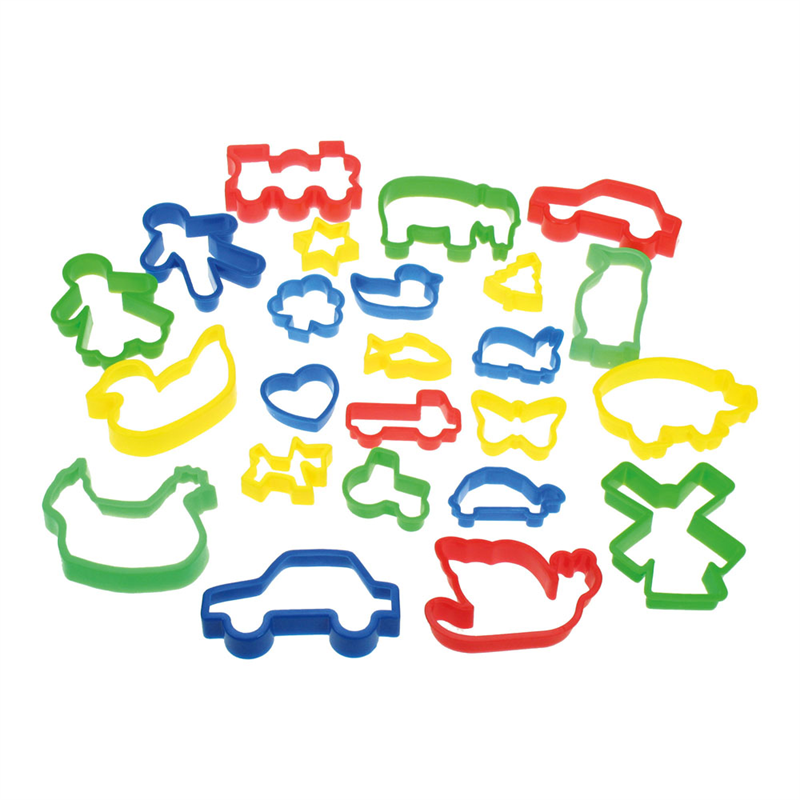 Jar of 24 Clay Cutters